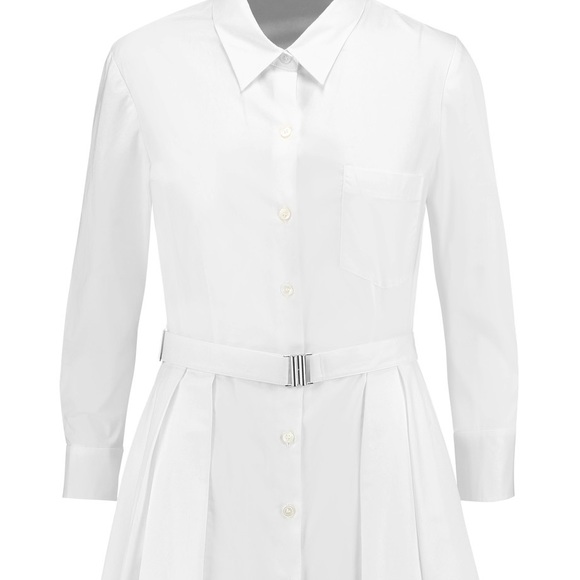 Theory white shirt dress Clearance
